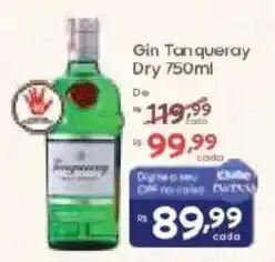 Barbosa Supermercados Gin Tanqueray Dry oferta