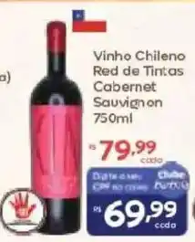 Barbosa Supermercados Vinho Chileno Red de Tintas Cabernet Sauvignon oferta