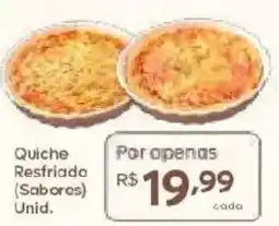 Barbosa Supermercados Quiche Resfriado (Sabores) Unid. oferta