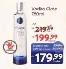 Barbosa Supermercados Vodka Ciroc oferta