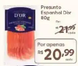 Barbosa Supermercados Presunto Espanhol D'or oferta
