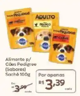 Barbosa Supermercados Alimento p/ Cães Pedigree (Sabores) oferta