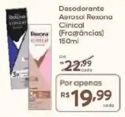 Barbosa Supermercados Desodorante Aerosol Rexona Clinical (Fragrâncias) oferta