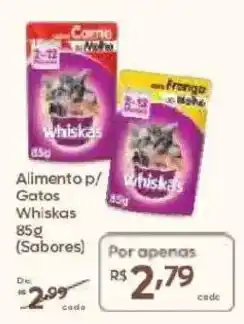 Barbosa Supermercados Alimento p/ Gatos Whiskas oferta