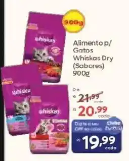 Barbosa Supermercados Alimento p/ Gatos Whiskas Dry (Sabores) oferta