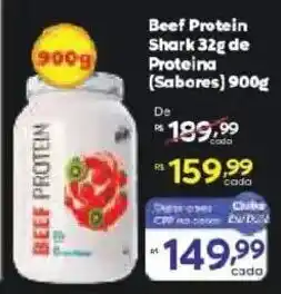 Barbosa Supermercados Beef Protein Shark 32g de Proteína oferta