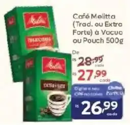 Barbosa Supermercados Café Melitta (Trad. ou Extra Forte) à Vacuo ou Pouch oferta