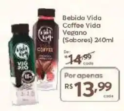 Barbosa Supermercados Bebida Vida Coffee Vida Vegano oferta