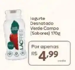 Barbosa Supermercados Iogurte desnatado verde campo (sabores) oferta