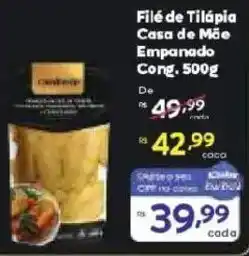 Barbosa Supermercados Filé de Tilápia Casa de Mê Empanado oferta