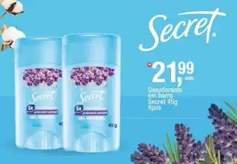 Desodorante em barra Secret