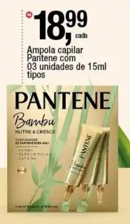 Frangolândia Ampola capilar Pantene com 03 unidades oferta