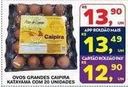 Roldão Caipira - ovos grandes caipira oferta
