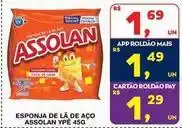 Roldão Assolan - esponja de la de aço oferta