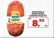 Roldão Aurora - mortadela tradicional peça oferta
