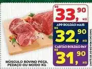 Roldão Bovino - músculo bovino peca, pedaço ou moido oferta
