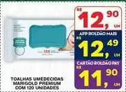 Roldão Premium - toalhas umedecidas marigold oferta