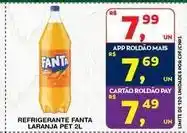 Roldão Fanta - refrigerante laranja pet oferta