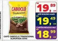 Roldão De - café caboclo tradicional almofada oferta