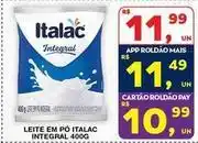 Roldão Italac - leite em po integral oferta