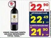 Roldão Helena - vinho chileno santa reservado oferta