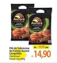 Atacadão Aurora - filé de sobrecoxa de frango congelada oferta