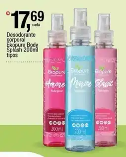 Frangolândia Desodorante corporal Ekopure Body Splash oferta