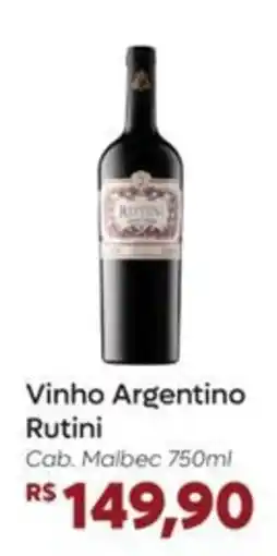 Peg Pese Vinho Argentino Rutini oferta