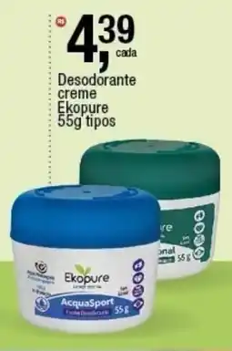 Frangolândia Desodorante creme Ekopure oferta
