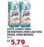 Assaí Atacadista Batavo - leite longa vida desnatado zero lactose pense zero oferta