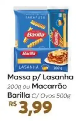 Peg Pese Massa p/ Lasanha ou Macarrão Barilla C/ Ovos oferta