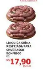 Assaí Atacadista Linguiça suína resfriada para churrasco bonfrigo oferta