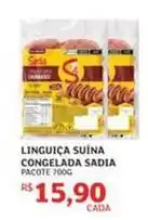 Assaí Atacadista Sadia - linguiça suína congelada oferta
