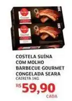 Assaí Atacadista Seara - costela suína com molho barbecue gourmet congelada oferta