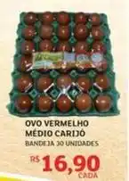 Ovo vermelho medio carijo