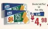 Supermercados BH Sol - biscoito salt plus! oferta