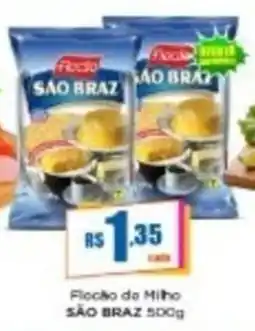 Rede Mais Supermercados Flocão de milho são braz oferta