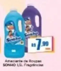 Rede Mais Supermercados Amaciante de Roupas Sonho 1,5L Fragrâncias oferta