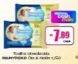 Rede Mais Supermercados Toalha Umectada NAMYPOKO Dia & Noite oferta