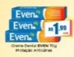 Rede Mais Supermercados Creme Dental Even oferta