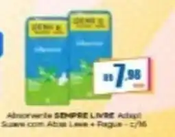 Rede Mais Supermercados Absorvente sempre livre adapt suave com abas leve + pague oferta