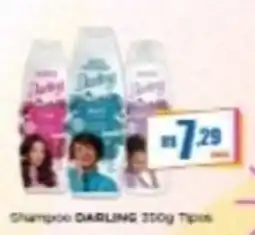 Rede Mais Supermercados Shampoo darling 350g tipos oferta