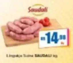 Rede Mais Supermercados Linguíça Suína SAUDALI oferta