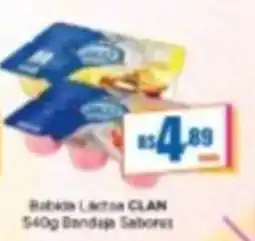 Rede Mais Supermercados Bebida Láctea CLAN oferta