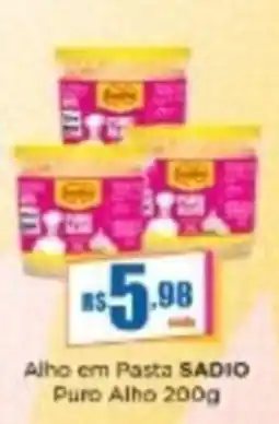 Rede Mais Supermercados Alho em Pasta SADIO oferta