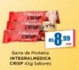 Rede Mais Supermercados Barra de Proteina Integralmedica Crisp oferta