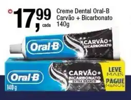 Frangolândia Creme Dental Oral-B Carvão +Bicarbonato oferta
