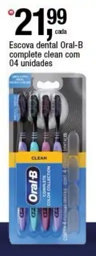 Frangolândia Escova dental Oral-B complete clean oferta