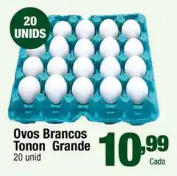 Santo Supermercados Ovos Brancos Tonon Grande oferta