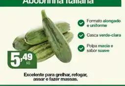 Santo Supermercados Abobrinha italiana oferta